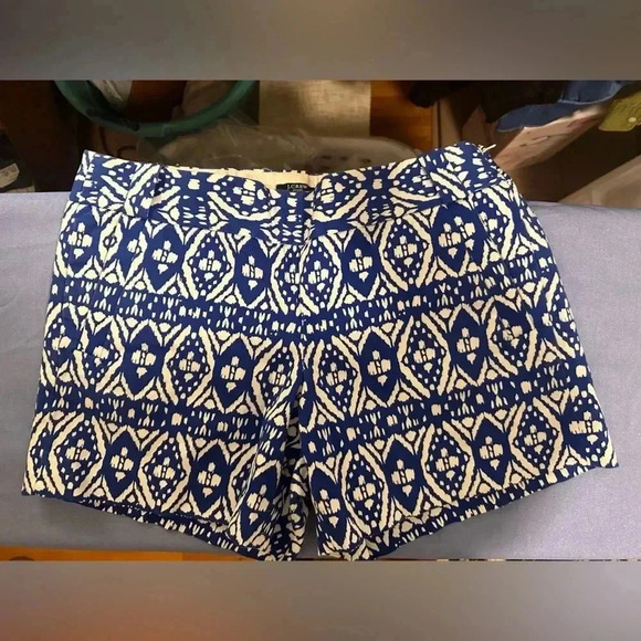 J. Crew Blue and White Bermudas - Picture 1 of 6